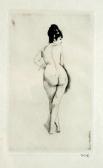 ORLIK Emil 1870-1932,weiblicher stehender Rückenakt,DAWO Auktionen DE 2012-09-05