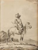 ORLOWSKY Alexander Ossipovich 1777-1832,Kirgiz na koniu,1809,Polwiss Art PL 2009-05-24