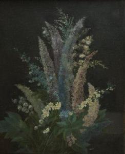 ORR Stewart 1872-1944,Floral Study with Hollyhocks,Adams IE 2009-06-23