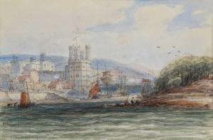 ORROCK James 1829-1913,Caernarvon Castle,Peter Wilson GB 2022-04-14