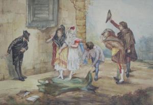 ORTEGA Pascual 1839-1899,Les deux élégantes.,Saint Germain en Laye encheres-F. Laurent FR 2015-04-19