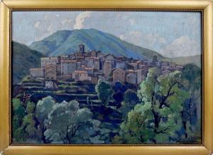 ORTOLANI Enrico 1883-1972,Veduta di Scanno,Pirone Casa d'Aste IT 2021-12-21