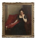 OSBORNE Walter Frederick 1859-1903,Portrait of Mrs Meade,1899,Adams IE 2014-12-03