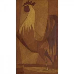 OSGOOD Ruth 1890-1977,Rooster,20th century,Treadway US 2017-12-02