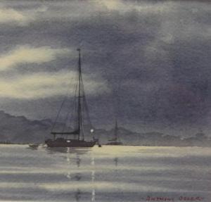 OSLER Anthony 1938,Boat on Water,Rowley Fine Art Auctioneers GB 2022-05-07