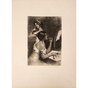 OSTERLIND Allan 1855-1938,Femmes à la toilette - Femme au miroir,Tajan FR 2024-03-07