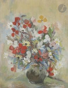 OSTERLIND Nanic 1909-1943,Vase de fleurs,Ader FR 2020-01-24
