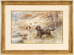 OSTHAUS Edmund Henry 1858-1928,Hunting Dogs,1892,Brunk Auctions US 2024-01-10