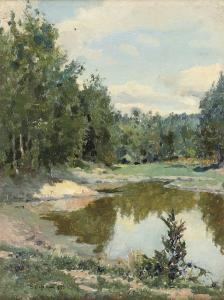 OSTROUKHOV Ilya Semenovich 1858-1929,A woodland glade,Christie's GB 2007-11-29