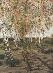 OSTROUKHOV Ilya Semenovich 1858-1929,Silver birches,Bonhams GB 2021-12-01