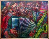 OTERO Alejandro 1921-1990,Jazz Players,Ro Gallery US 2010-11-19
