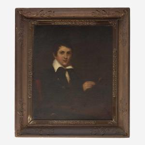 OTIS Bass 1784-1861,Portrait of a Young Boy Sketching,Freeman US 2021-11-10
