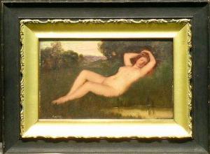 OTT Ralph Chesley 1875-1931,NUDE IN A LANDSCAPE,William Doyle US 2004-02-25
