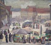 OTT Richard 1908,Viktualienmarkt in München,1935,Auktionshaus Quentin DE 2009-10-17