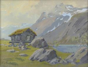 ottenberg boris friedrich 1891-1946,Norra maastik,1933,Baltic EE 2011-12-08