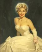 OTTO Walt 1895-1963,Blonde Beauty, calendar illustration,Heritage US 2008-10-15