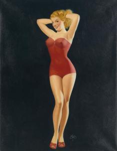 OTTO Walt 1895-1963,Mischievous Miss.,1951,Swann Galleries US 2018-06-05