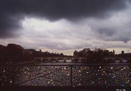 OUAKI Gilles 1955,Le pont des Arts,Gautier-Goxe-Belaisch, Enghien Hotel des ventes FR 2021-12-19