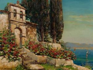 Oumbertos ARGYROS 1877-1963,Castle of the Empress Sissi,1930,Auctionata DE 2017-01-16