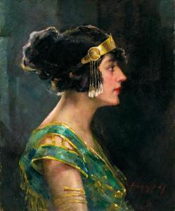 Oumbertos ARGYROS 1877-1963,Damenporträt,im Kinsky Auktionshaus AT 2009-12-01