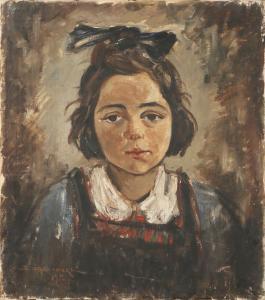 OVADIAHU Shmuel 1892-1963,Girl,1932,Tiroche IL 2022-08-14