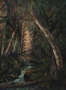 OWEN Robert Emmett 1878-1957,Untitled (Wooded stream),Dallas Auction US 2017-05-23