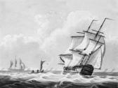 OWEN Samuel 1768-1857,A frigate running down Channel,Christie's GB 2000-05-11