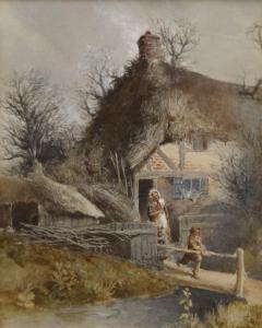 OWEN Samuel 1768-1857,Figures by a Cottage,Rowley Fine Art Auctioneers GB 2022-09-10