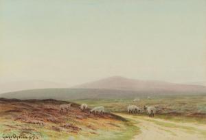 OYSTON George 1860-1937,ON THE SOUTH DOWNS,Ross's Auctioneers and values IE 2023-10-11