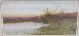 OYSTON George 1860-1937,River scene,Cheffins GB 2023-09-07