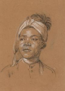OZANNE Pierre 1737-1813,Study of a Young Black Man Wearing a Turban,William Doyle US 2020-06-03