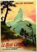PÉAN René Louis,Le Mont-Cervin - Billets D'aller Et Retour Et Circ,1900,Artprecium 2016-10-26