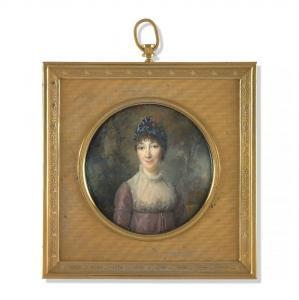 PÉRIN SALBREUX Lié Louis 1753-1817,Portrait de femme en tur,Artcurial | Briest - Poulain - F. Tajan 2024-03-21