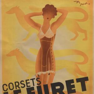 PÉROT Roger 1908-1976,Corsets le Furet,1933,Aspire Auction US 2019-11-02
