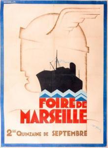 PÉROT Roger 1908-1976,Foire de Marseille,1927,Damien Leclere FR 2019-06-27