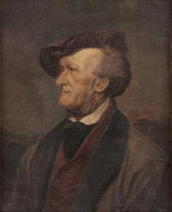 PÖPPEL Rudolf 1823-1889,Porträt von Richard Wagner,Palais Dorotheum AT 2015-11-17