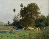 PAïL Edouard 1851-1916,LANDSCAPE WITH COWS,Potomack US 2020-04-25