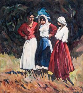 PAAL Albert 1895-1968,Peasant women,Nagyhazi galeria HU 2023-12-12