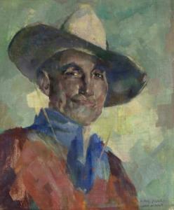 PAAP Hans 1894-1966,New Mexican Cowboy,Santa Fe Art Auction US 2021-05-29