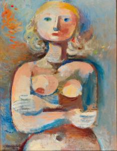 PAAR Ernst 1906-1986,A girl (half-nude),Palais Dorotheum AT 2019-03-26