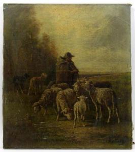 PABLO Martinez del Rio 1838,Berger et ses moutons,Loizillon FR 2020-07-18