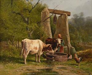 PABLO Martinez del Rio 1838,Vaches au puits,Art Richelieu FR 2017-06-25