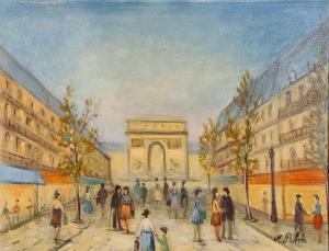 PABOIS Michel 1939,Champs Elysées - Place de la République - La Pyramide,Rossini FR 2023-01-17