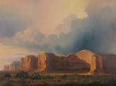 PABST Charles 1950,Lingering Light in Monument Valley,Altermann Gallery US 2018-01-18