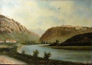 PACALY F,Paysage lacustre,1909,Aguttes FR 2012-06-28