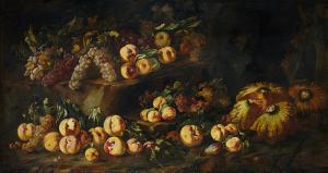 PACE Michele 1625-1670,Pareja de bodegones con melones, melocotones, pera,1610,Alcala ES 2017-10-04