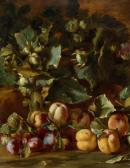 PACE Michele 1625-1670,Still life with peaches, plums and hazel nuts,Galerie Koller CH 2016-09-23