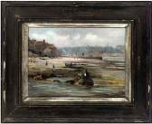 PACKARD Edward 1843-1932,Fast Sands, Whitby,1903,Christie's GB 2011-01-25