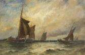 PACKBAUER Edward John 1862-1948,Boats at Sea,1906,Hindman US 2013-05-12