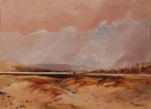 PACKER Mary 1900-1900,Scottish landscape with distant building,Mallams GB 2015-11-18